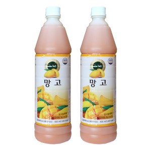 청솔 망고 음료베이스 835ml / 과일원액, 2개