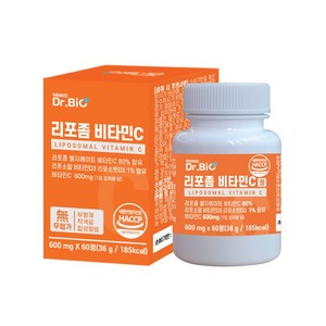 닥터비오 리포좀 비타민C 비타민D 비타민씨 비타민디, 1개, 60정