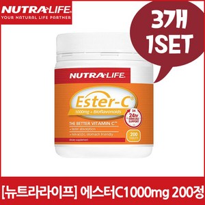 [뉴트라라이프] 에스터C 1000mg 200정X3개, 3개, 200정