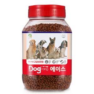 도그랑 어덜트 곡물 에이스 애견 건식사료, 2kg, 2개