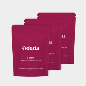 [공식몰] 오다다 푸푸베리티, 3개, 24개입, 1.5g