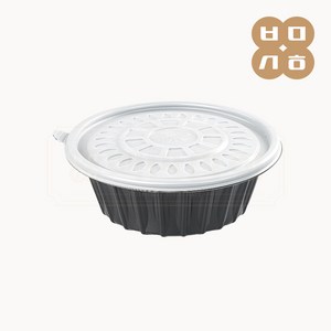 백만상회 [CN]일회용 195파이 면용기 소(흑색) 200개 세트 합포장, 1개, 200세트