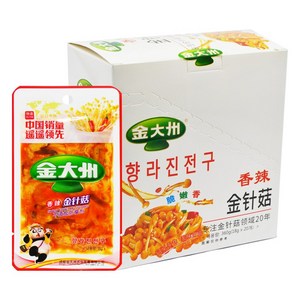 천미방 중국식품 진대주 향라맛 진전구 팽이버섯 18*20봉 1박스, 360g