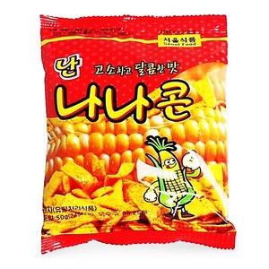 서울식품 난나나콘 스낵, 50g, 5개