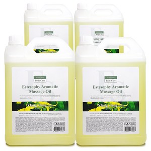 에스테소피 일랑일랑 아로마틱 바디 페이스 마사지 오일 5L, 5000ml, 4개