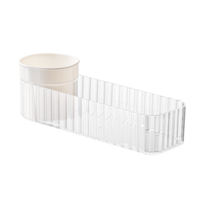 루캔리 욕실정리함 욕실장 수납장 화장품정리 책상정리함 다용도 수납함 보관함, 화이트, 1개