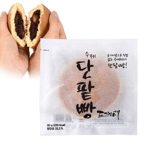 만나 오리지널 국민간식 수제 단팥빵 도라야끼 NEW 80g 20봉, 20개