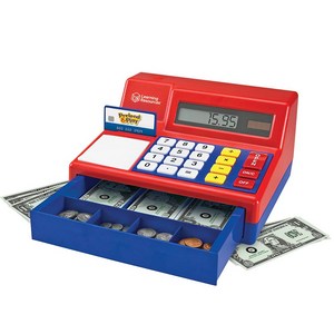 러닝리소스 LER 2629 금전계산출납기 PRETEND N PLAY CALCULATOR CASH REGISTER, 1개