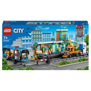 레고시티 기차역 60335 학습 취미 수집 단체 교육 LEGO CITY 907pcs, 혼합색상, 1개