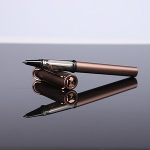 LAMY 라미 룩스수성펜 390마론 원통케이스 다크브라운 M63리필내장, 390룩스수성펜_마론