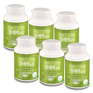 기장 장쾌력 슬림 6주 (6통), 6개, 77g