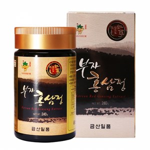 부자 홍삼정 240g 홍삼농축액 홍삼진액 부자인삼 진세노사이드1g기준10m/mg