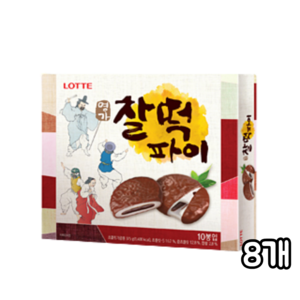 명가 찰떡파이 375g (한박스), 8개