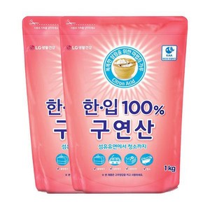 한입 100% 구연산, 1kg, 2개