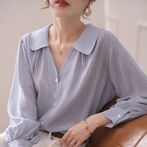 [로랑]깔끔세련 고급원단 블라우스 w339