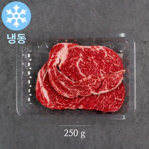 [냉동]명품한우금오 1등급 한우 등심 기획, 250g, 2개