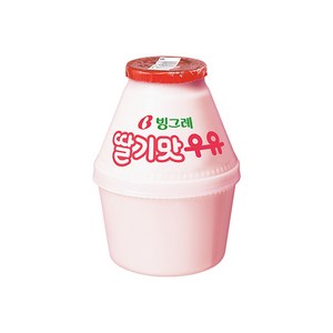 빙그레 딸기맛 우유, 24개, 240ml