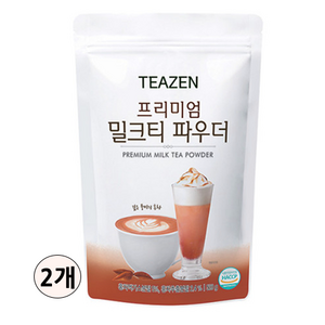 티젠 프리미엄 밀크티 파우더, 500g, 2개입, 2개