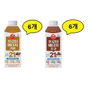 서울우유 프로틴 에너지 초코 + 커피, 240ml, 12개