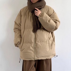킹앤조이 윈드미 하이넥 스트링 푸퍼 점퍼