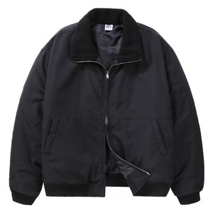 문컬렉션 [당일발송] 남녀공용 빅사이즈 오버핏 패딩 점퍼 투웨이 지퍼 블루종 항공 잠바 아웃도어 겨울 방한 자켓