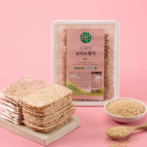 오복이 국내산 수제 현미 누룽지, 6개, 500g, 보리