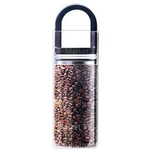 프리파라 EVAK 커피 유리 진공 밀폐용기 라지 1.36L, 혼합색상, 1개