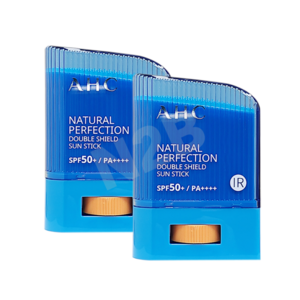 1+1 AHC 내추럴 퍼펙션 더블 쉴드 선 스틱 14g SPF50+, 2개