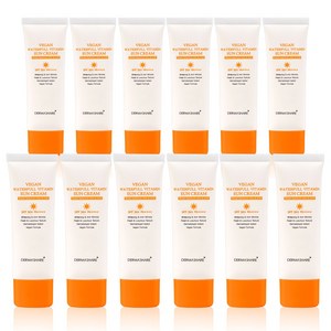 더마쉐어 비건 워터풀 비타민 선크림 SPF50+ PA++++, 12개, 50ml