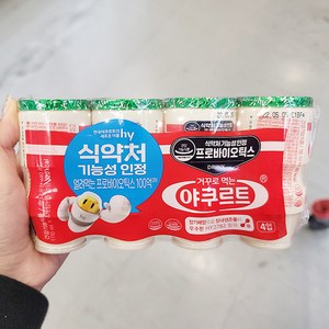 한국야쿠르트 거꾸로 먹는 야쿠르트 110ML X 4입 x 3개 보냉백포장, 440ml