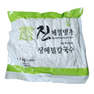 진메밀명가 메밀칼국수 생면 1400g 7인분 업소용, 1개