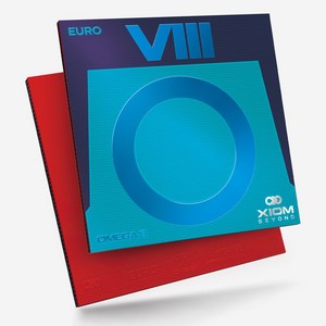 엑시옴(XIOM) 공식 본사 직영 탁구 러버 오메가 8 유로, 1개