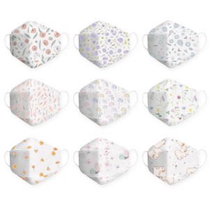 티나 국산 3D 대형 꽃무늬 패션 마스크 30매 10매