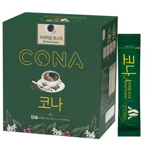 CONA 프리미엄 로스트 아메리카노 원두커피믹스, 1.6g, 150개입, 1개