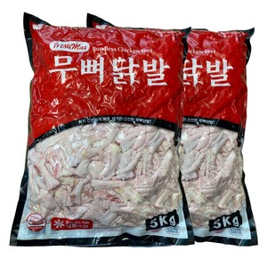 푸드맥스 닭발 원료 무뼈닭발, 5kg, 2개