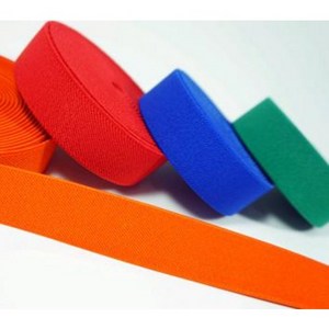 태화 고무밴드 E-밴드 삼중직밴드 고밀도 의류 허리고무줄 폭20mm - 38mm 길이20M, 검정20M, 1개