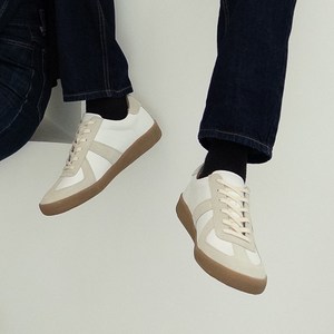 천연소가죽 수제화 독일군 스니커즈 (4cm)