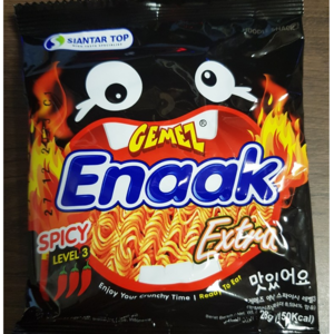 에낙 게메즈 라면과자 스파이시 레벨3, 672g, 1개