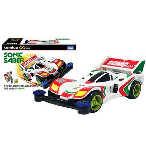 토미카 티아츠코리아 프리미엄 언리미티드 미니 4WD 소닉 세이버 작동완구, 혼합색상, 1개