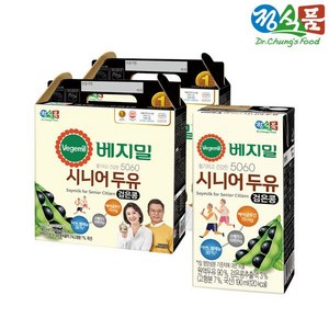 [정식품]베지밀 5060시니어두유 190mlx32팩, 190ml, 32개