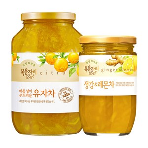 복음자리 유자차 1kg *생강 레몬차 500g, 1개, 1개입