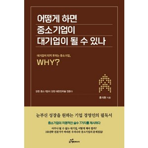 어떻게 하면 중소기업이 대기업이 될 수 있나:대기업이 되지 못하는 중소기업 WHY?, 행복에너지, 홍석환
