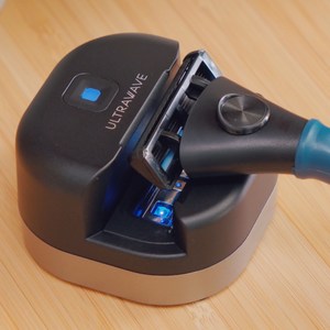 울트라웨이브 UVC LED 가정용 무선 면도기 살균기 블랙 RS01, 1개입, 1개