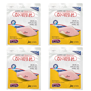 중외제약 하이맘 2mm 폼 드레싱 밴드 10cm x 10cm 방수 필름 포함, 4개