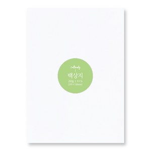 캘리모리 백상지 260g 4x6 무지엽서, 1개(100매)