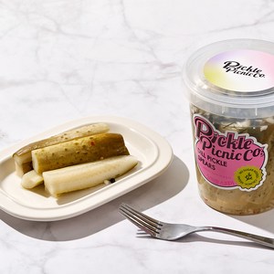 피클피크닉 딜피클 스피어 무설탕 수제피클 Pickle Picnic Co. DILL PICKLE SPEARS No Suga Added, 1개, 800ml