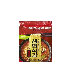 생면식감 매운맛 95.9g, 4개