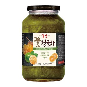 꽃샘 꿀청귤차 1kg, 1개입, 2개