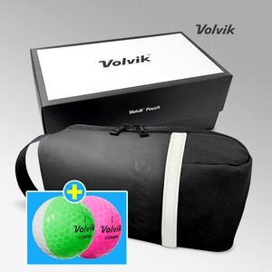 볼빅 프리미엄 골프 파우치백 클러치백 남성 여성 골프 손가방 홀인원 선물 고급 포장 박스, 볼빅 프리미엄파우치 블랙, 상세참조