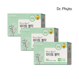 [닥터파이토] [3박스]삼백초추출물 파이토블락 (1박스: 20ml X 10병), 상세 설명 참조